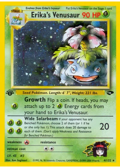 Erika's Venusaur (first edition)