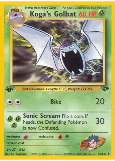 Koga's Golbat (first edition)