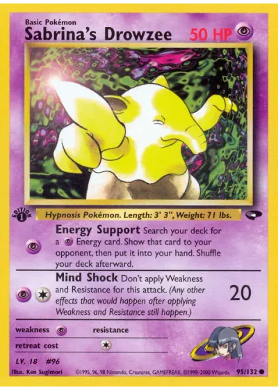Sabrina's Drowzee (first edition)