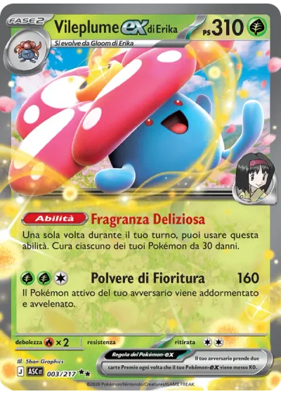 Vileplume-ex di Erika