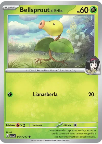 Bellsprout di Erika