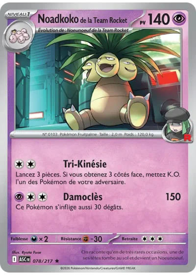 Noadkoko de la Team Rocket