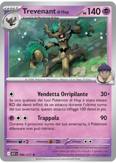 Trevenant di Hop