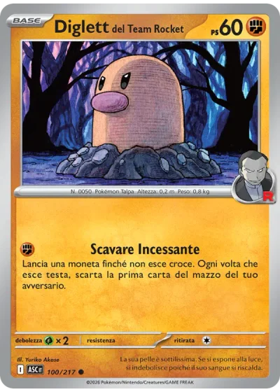 Diglett del Team Rocket