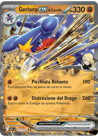 Garchomp-ex di Camilla