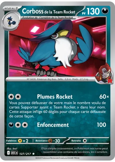 Corboss de la Team Rocket