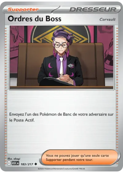 Ordres du Boss