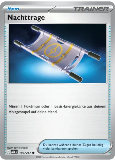 Nachttrage