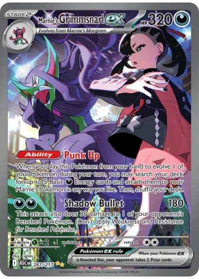 Marnie's Grimmsnarl ex
