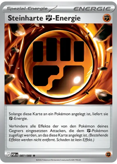 Steinharte Fighting-Energie