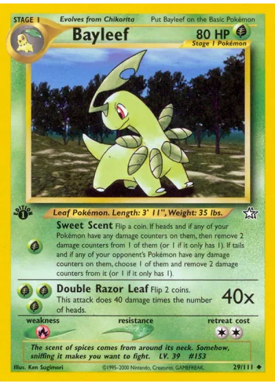 Bayleef (first edition)