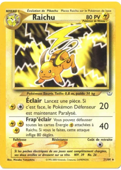 Raichu (première édition)