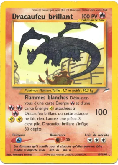 Dracaufeu brillant (première édition)