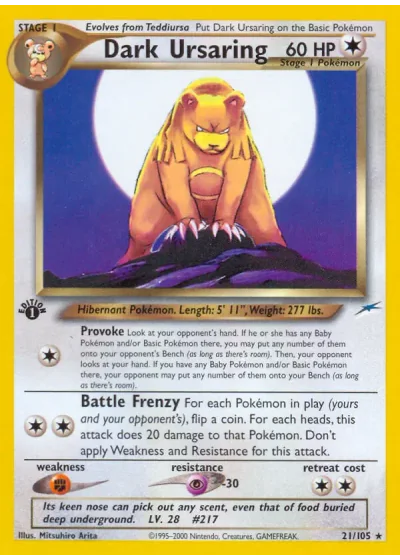 Dark Ursaring (first edition)