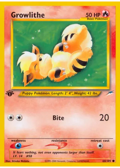 Growlithe (first edition)