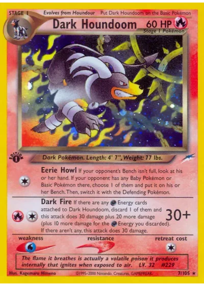 Dark Houndoom (first edition)