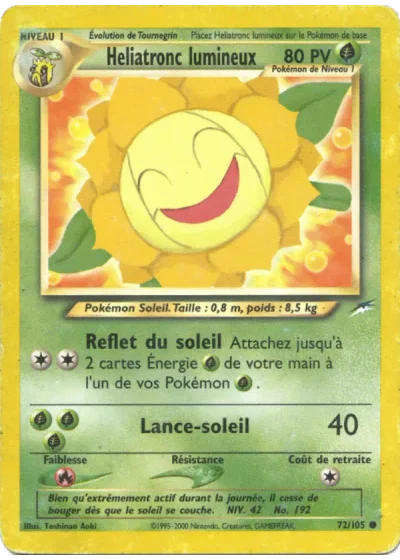 Heliatronc lumineux
