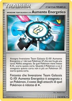 Team Galactic's Invention G-101 Energy Gain