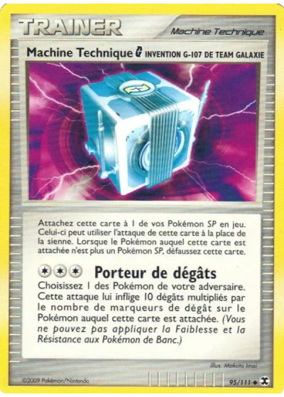 Machine Technique  Invention G-107 de Team Galaxie