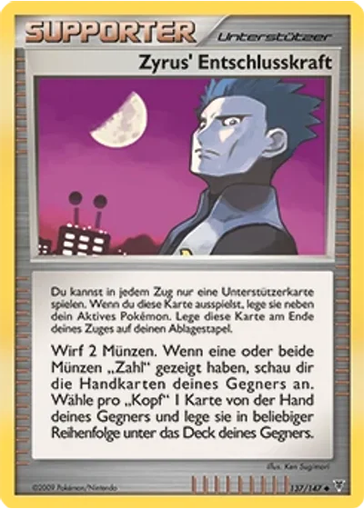 Zyrus' Entschlusskraft