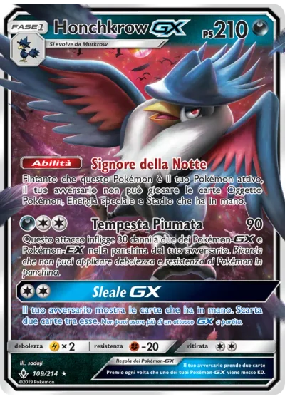 Honchkrow GX