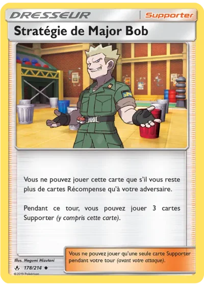 Stratégie de Major Bob