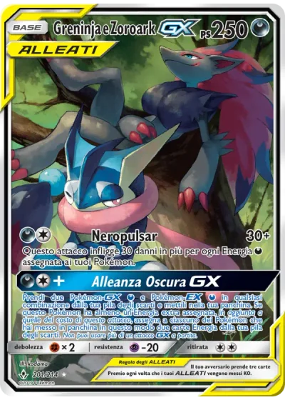 Greninja e Zoroark GX