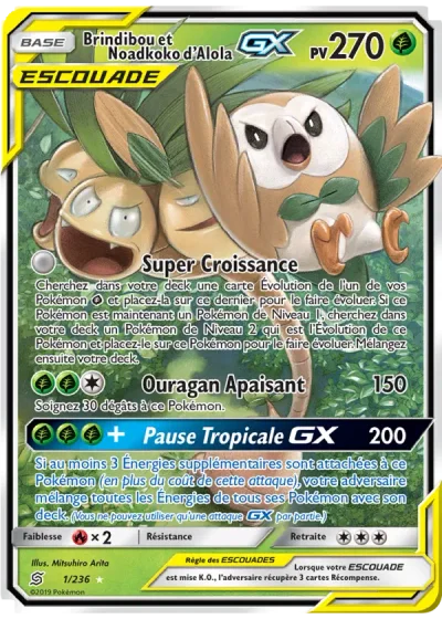 Brindibou et Noadkoko d’Alola GX