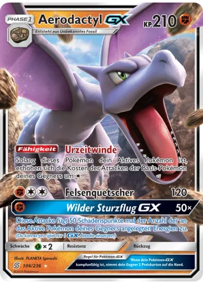 Aerodactyl GX