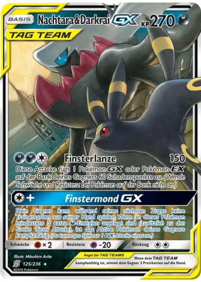 Nachtara & Darkrai GX