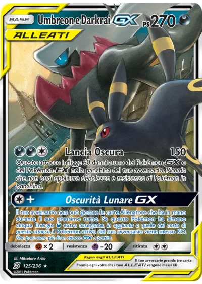 Umbreon e Darkrai GX