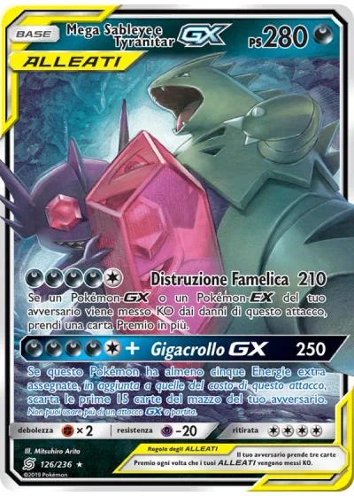 Mega Sableye e Tyranitar GX
