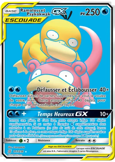 Ramoloss et Psykokwak GX