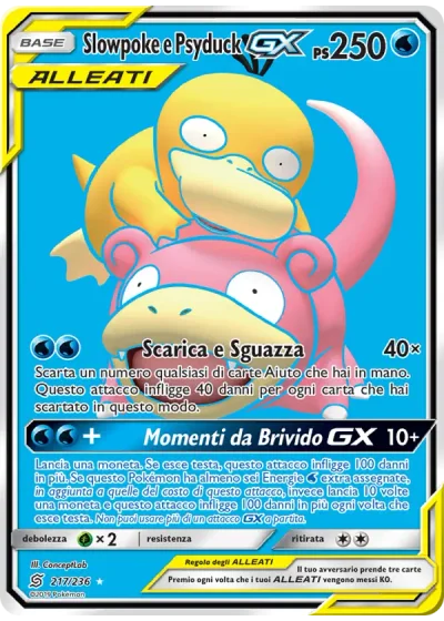 Slowpoke e Psyduck GX