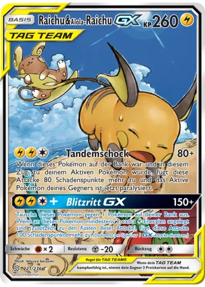 Raichu & Alola-Raichu GX