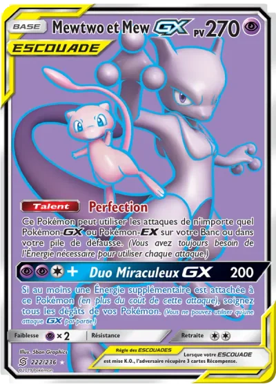 Mewtwo et Mew GX
