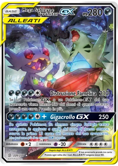 Mega Sableye e Tyranitar GX
