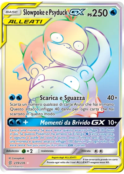 Slowpoke e Psyduck GX