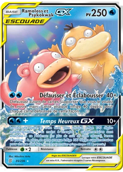 Ramoloss et Psykokwak GX
