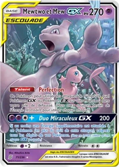 Mewtwo et Mew GX