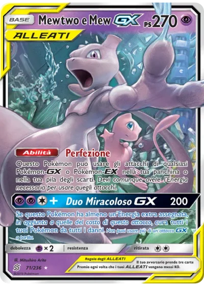 Mewtwo e Mew GX