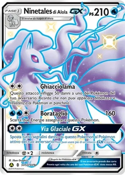 Ninetales di Alola GX