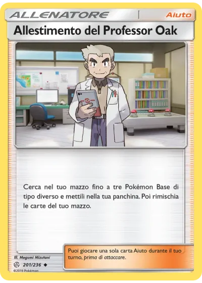 Allestimento del Professor Oak