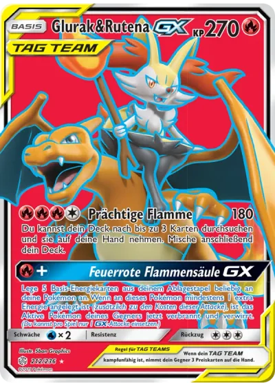 Glurak & Rutena GX