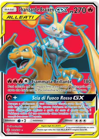 Charizard e Braixen GX