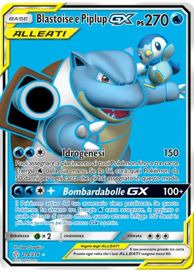 Blastoise e Piplup GX