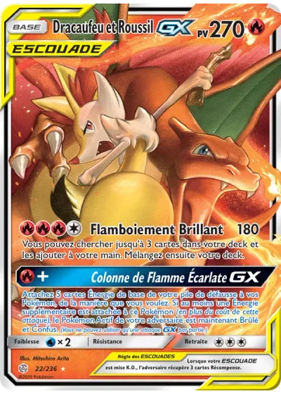 Dracaufeu et Roussil GX