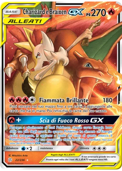Charizard e Braixen GX