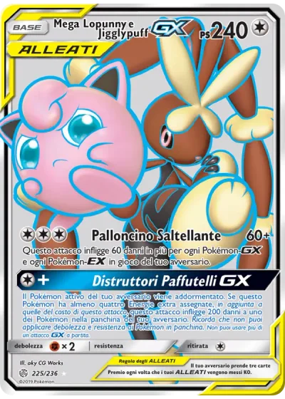 Mega Lopunny e Jigglypuff GX