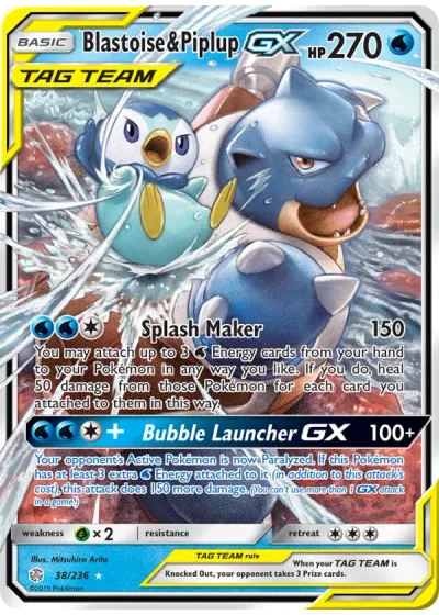 Blastoise & Piplup GX